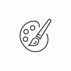 art university icon sign vector