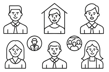 Respect Nature to Preserve Our Environment for Future Generations Line Art