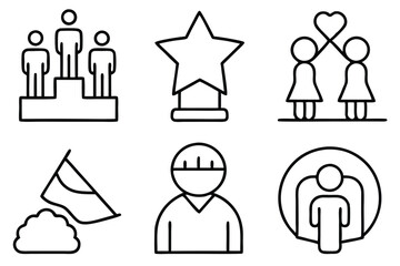 Respect Your Elders for Wisdom and Guidance Line Art