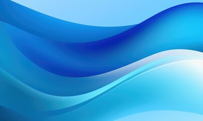 Fototapeta premium Abstract blue waves motion background for a modern design element or a banner
