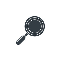 Magnifying Glass icon symbol vector illustration isolated on white background
