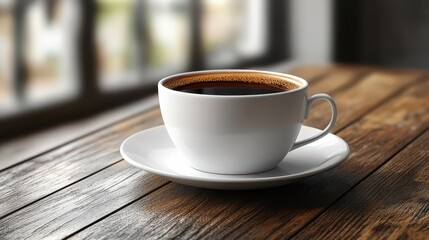 Fototapeta premium black coffee isolated on transparent background