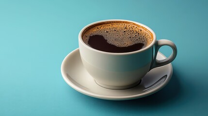 Obraz premium black coffee isolated on transparent background