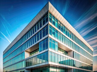 Obraz premium Minimalist Dublin legal office photography showcases modern design against the captivating cityscape.