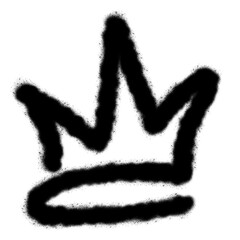 crown graffiti spray paint