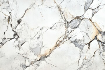 Intricate marble texture with gray veins on white surface. Artificial Intelligence