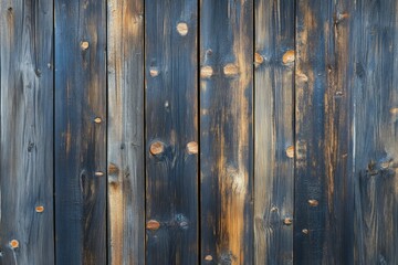 Fototapeta premium Rustic wooden planks in warm light. Artificial Intelligence