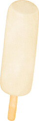 watercolor vanilla popsicles