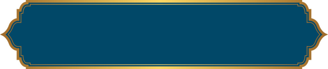 Gold Islamic Banner 