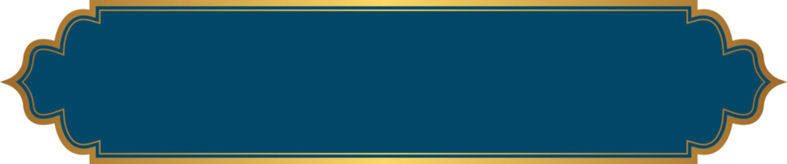 Gold Islamic Banner 