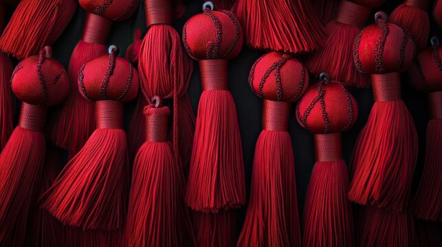 Graduation Hats Photography Featuring Close-Up Shots of Graduation Caps, Tassels, and Gowns, Ideal for Graduation Blogs, Photography Services, and Academic Campaigns