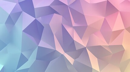 Obraz premium Abstract Pastel Polygonal Geometric Background Design
