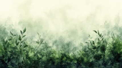 green watercolor background