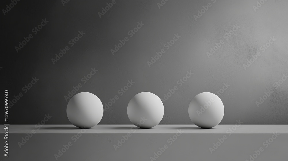 Poster A composition of three simple dots creating perfect balance.