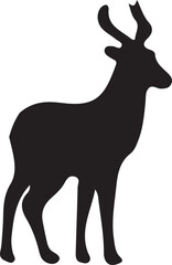 deer silhouette vector
