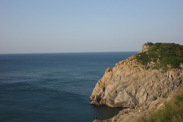 cliffs of Maotou Mountain in Weihai