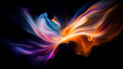 Abstract Colorful Swirls: A Symphony of Hues