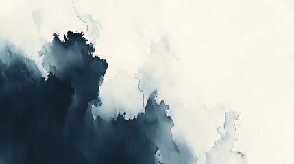 Obraz premium Abstract Blue Ink Wash Painting Texture Design