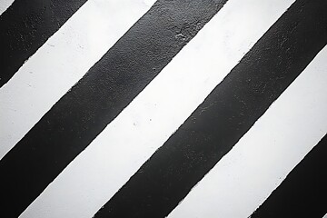 Fototapeta premium Black and white diagonal stripes pattern background