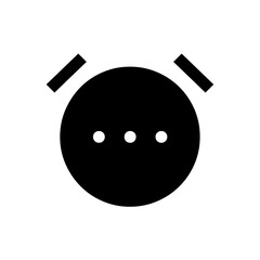 Alarm Clock Three Dots Icon
