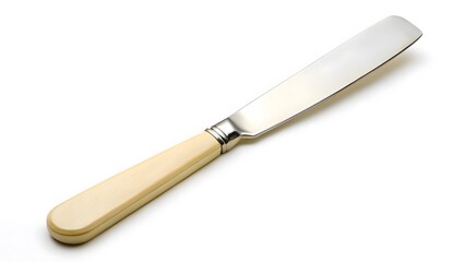 Fototapeta premium Butter Knife, Stainless Steel Blade, Wooden Handle