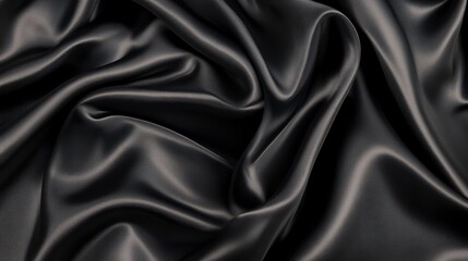 Fototapeta premium A black fabric with a pattern of letters and numbers