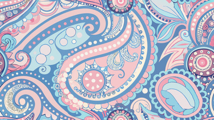 Paisley Pattern fabric abstract design backdrop background