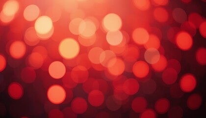 A vibrant abstract pattern featuring bokeh lights in shades of red and orange, creating a festive and energetic atmosphere suitable for celebrations or artistic projects.
