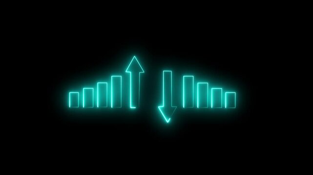 Business cost and quality control vertical all the video with financial optimization and efficiency animation