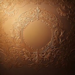 vintage background with golden frame