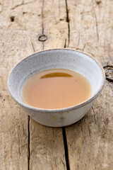 bowl of sesame oil