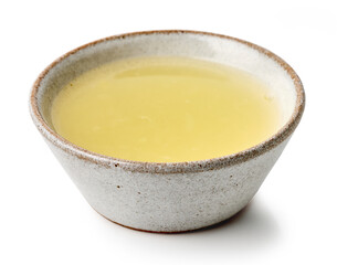 bowl of lemon juice
