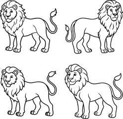 Wild Animal Coloring Pages for Kids