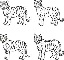 Wild Animal Coloring Pages for Kids