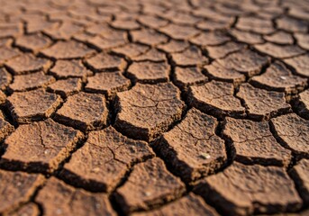 dry cracked earth