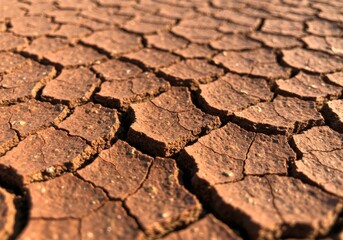 dry cracked earth