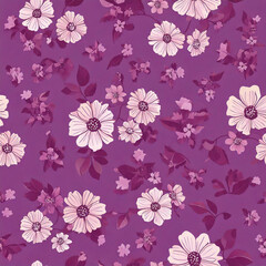 Fototapeta premium seamless pattern with flowers