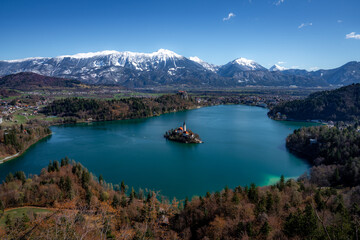 Lake Bled, Bled, Slovenia.