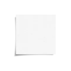 White blank sticky note with shadow front view © BOOCYS