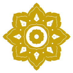 Gold Line art pattern