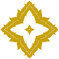 Gold Line art pattern