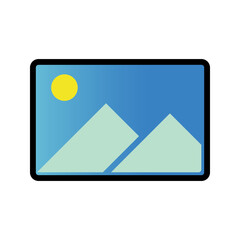 Album icon, Photo gallery icon, Image gallery, symbol, vector, Picture signs. Gallery icon vector, silhouette. Gallery icon for app, logo, website. Vector illustration.