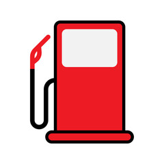Fuel pump icon. Gas station icon design.