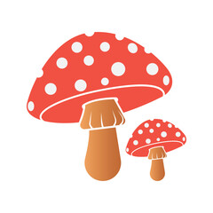 Simple Mushroom icon. mushroom icon