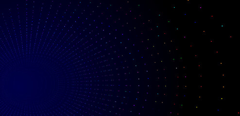 Digital innovation technology blue background