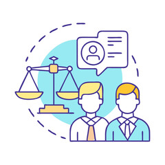 legal advice icon, legal advice vector illustration-simple illustration of legal advice, perfect for legal advice logos and icons
