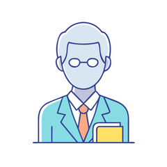 prosecutor icon, prosecutor vector illustration-simple illustration of prosecutor, perfect for prosecutor logos and icons