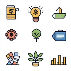 Icons graphic designer isolated with white background, editable stroke vector set of icons for web design