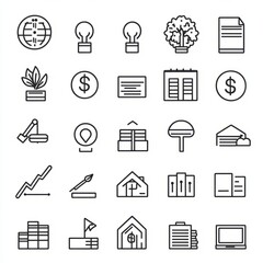 Icons graphic designer isolated with white background, editable stroke vector set of icons for web design