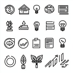 Icons graphic designer isolated with white background, editable stroke vector set of icons for web design